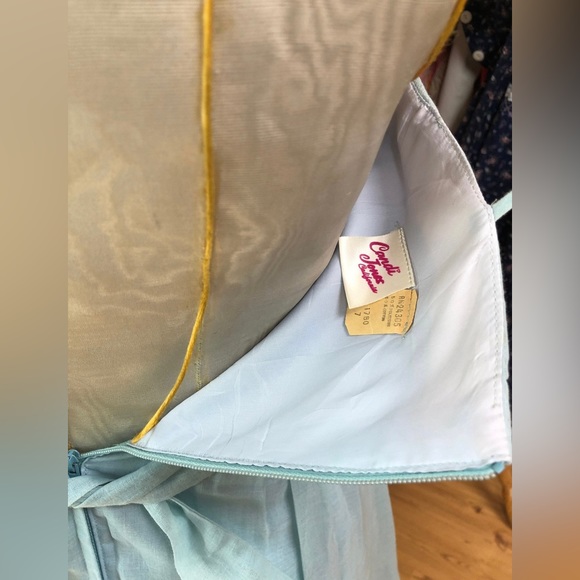 Vintage Candi Jones California 70s Coquette Girl Pinup Maxi Boho Sundress - Picture 4 of 4